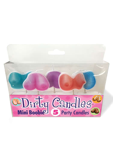 Dirty Candles - Mini Boobie 5-Pack