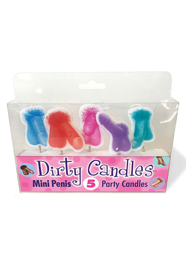 Dirty Candles - Mini Penis 5-Pack