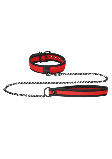 Ouch! Neoprene Collar with Leash