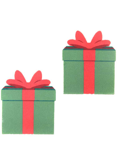 Edible Christmas Gift Box Pasties