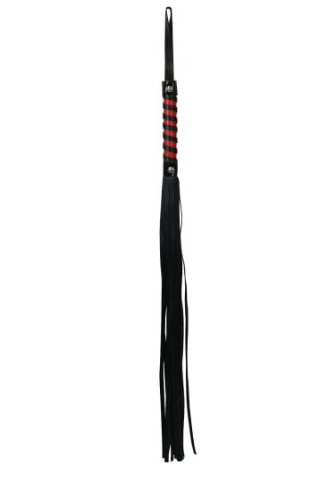 Red and Black Stripe Flogger