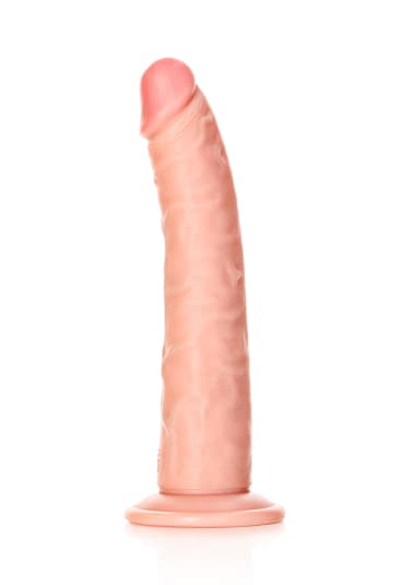 RealRock Slim Realistic Dildo with Suction Cup 8"