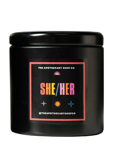 Gender Fluid She/Her Candle