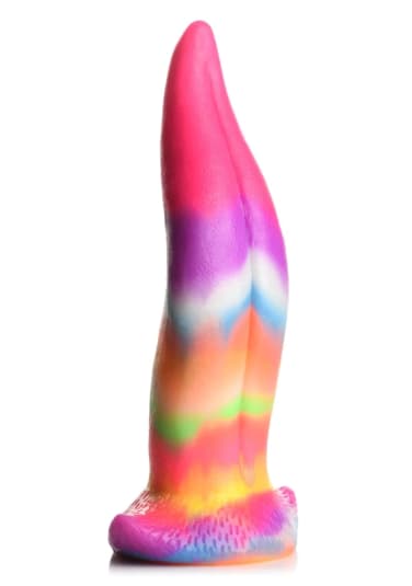 Creature Cocks - Unicorn Tongue - Glow-in-the-Dark Silicone Dildo