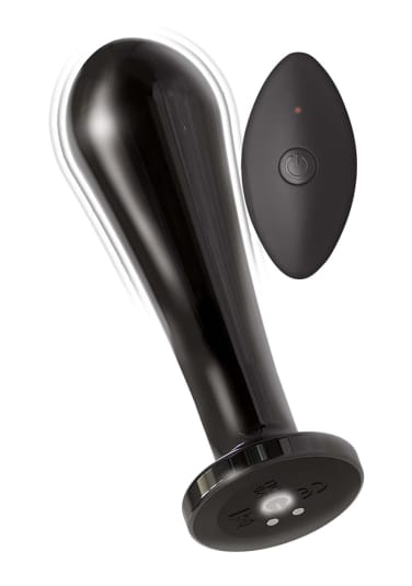 Ass-Sation Remote Vibrating Metal Anal Bulb