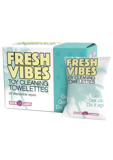Fresh Vibes Toy Cleaning Towelettes - Box of 20