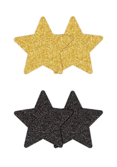 Pretty Pasties - Glitter Stars - 2 Pairs