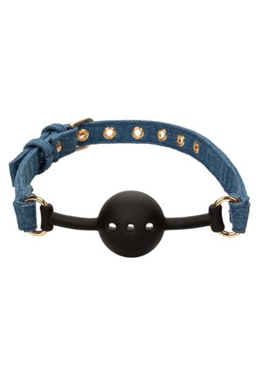 Ride 'em Premium Denim Collection Ball Gag