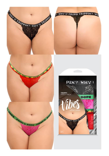 Trippy Vibes Panty Pack - Queen Size