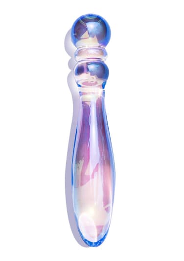 Cecii Beaded Glass Dildo