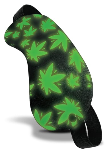 Stoner Vibes Chronic Collection Glow in the Dark Blindfold