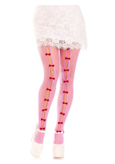 Sweetheart Striped Tights