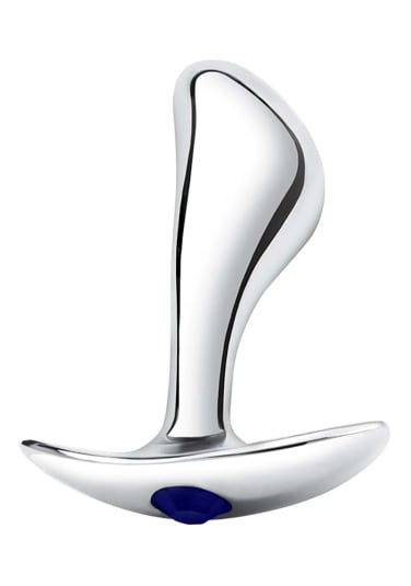 2.5" Stainless Steel Bling Prostate Massager Plug