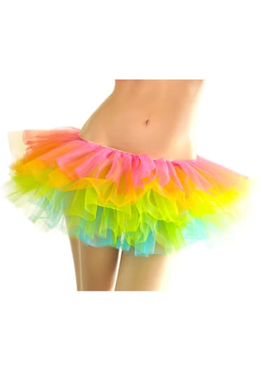 Florescent Rainbow Tutu