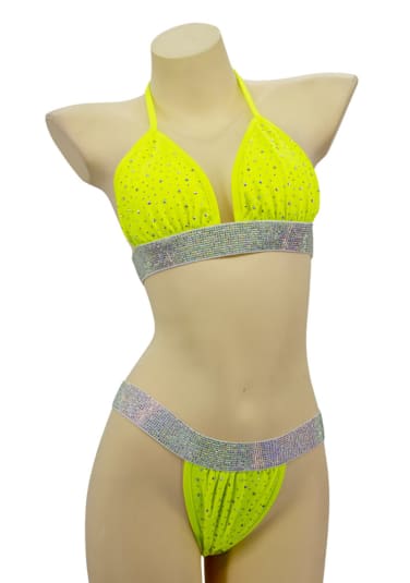 Rhinestone Starbust Bikini Set