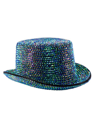 Rhinestone Top Hat