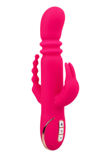 Jack Rabbit Signature Heated Silicone Triple Fantasy Rabbit