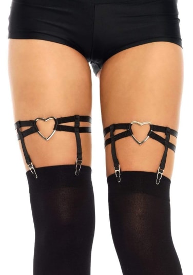 Joni Garter Suspender with Hearts