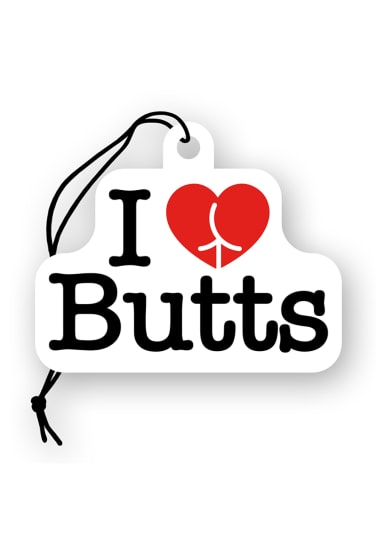 I Love Butts Air Freshener