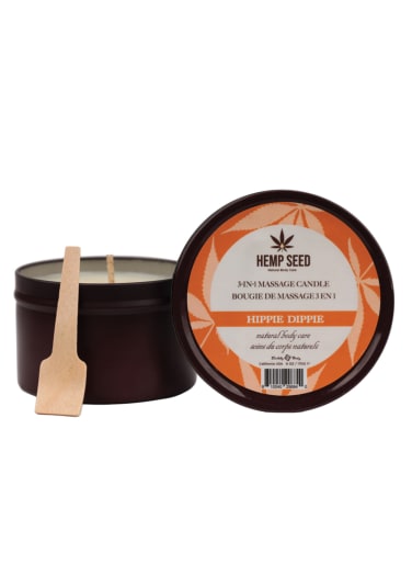 Hemp Seed 3-in-1 Massage Candle - Hippie Dippie