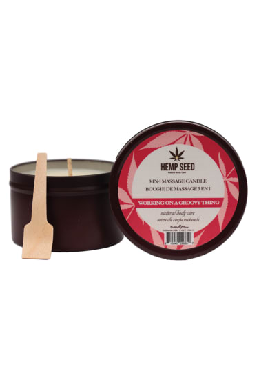 Hemp Seed 3-in-1 Massage Candle - Working on a Groovy Thing