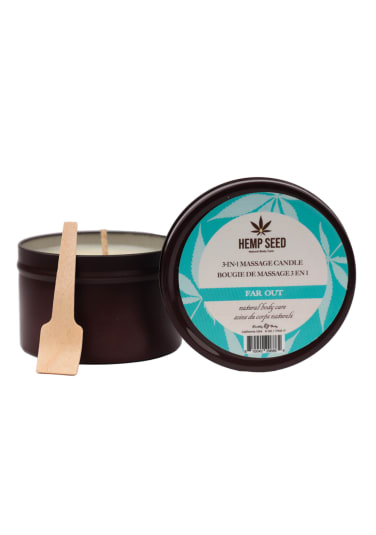 3-in-1 Hemp Seed Massage Candle - Far Out