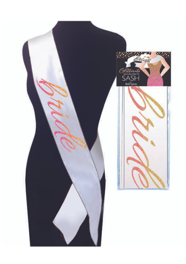 Glitterati Bride Sash