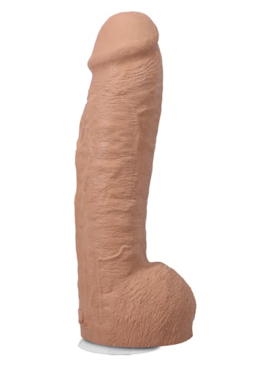 The Realistic Cock - Hung with Removable Vac-U-Lock Suction Cup - ULTRASKYN - 12" (with Balls)