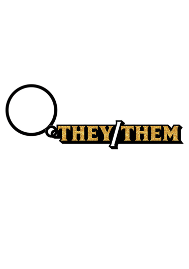They/Them Keychain