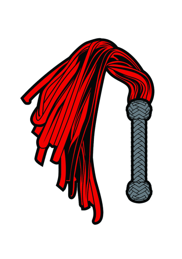 Flogger Enamel Pin