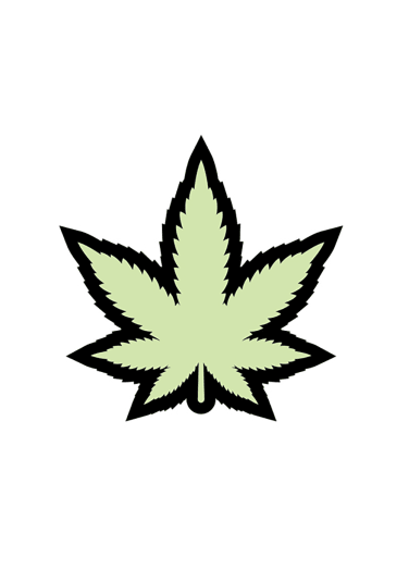 Glow in the Dark Leaf Enamel Pin