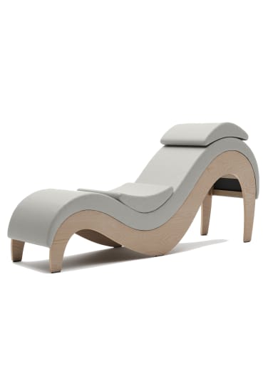 Supervio Tantric Chaise - Maple and Faux Leather with Cuff Kit Restraints