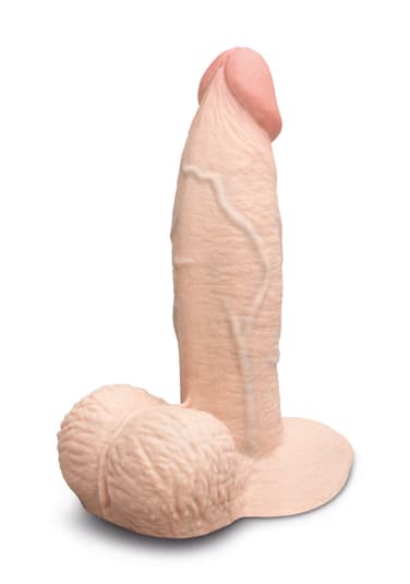 b-Vibe Slipskin Realistic Silicone Dildo - Girthy