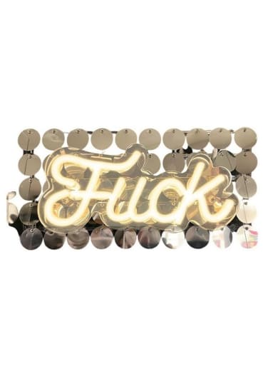Neon Light Up Fuck Sign