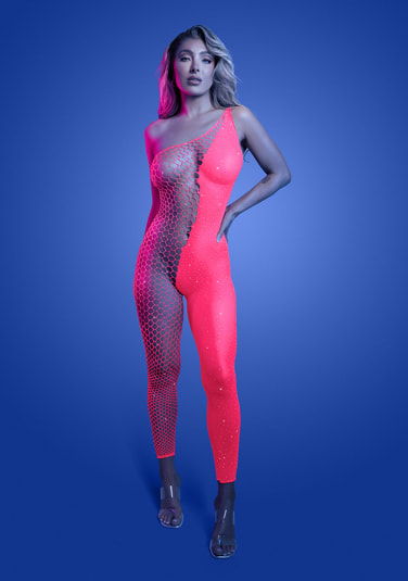 Hyperdrive Rhinestone Bodystocking