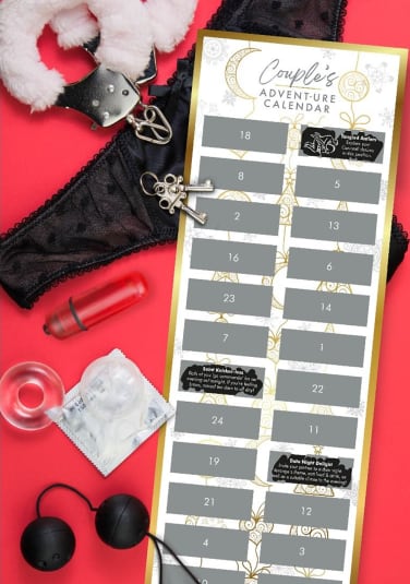 The Couple's Advent-ure Scratch Calendar