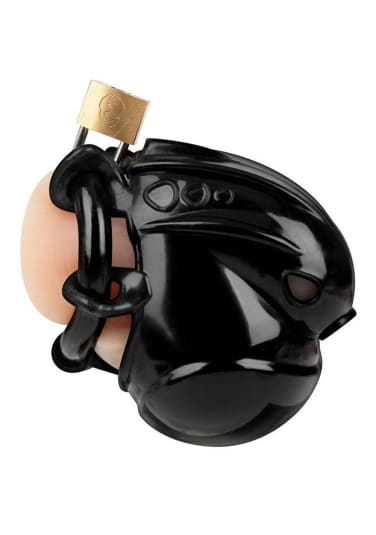 Full Restraint Silicone Cock and Balls Chastity Device