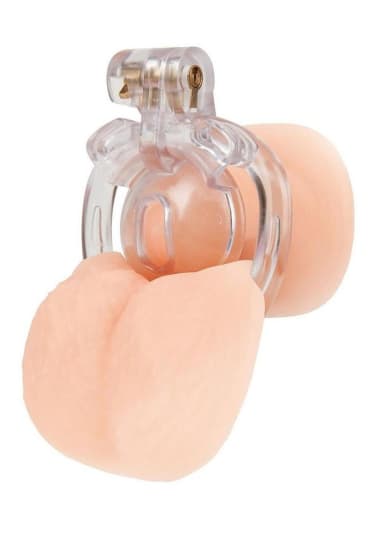 Acrylic See Thru Mini Cock Micro Chastity Cage