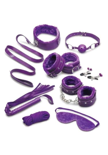 Fuzzy 12-Piece Everything You Need Bondage Kit