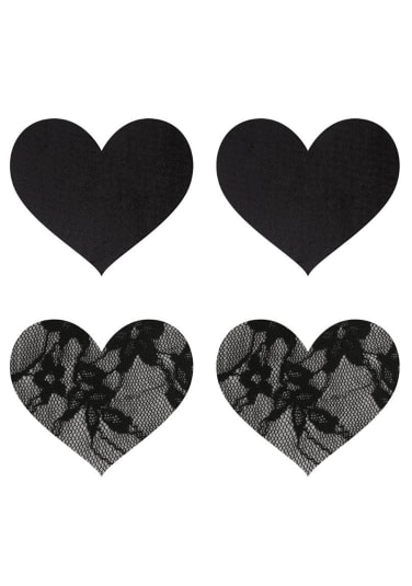 Peekaboos Satin and Lace Hearts