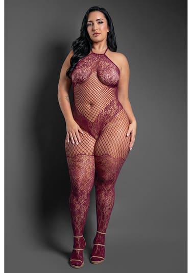 Our Moment Crotchless Bodystocking - Queen Size