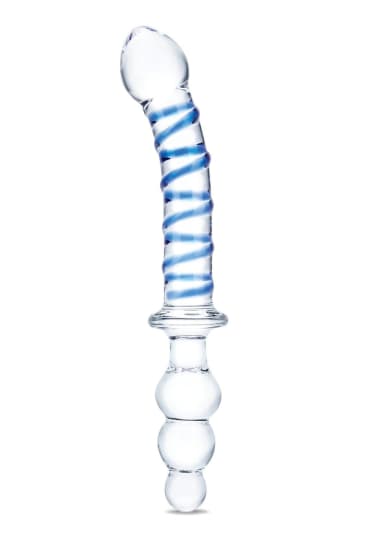 10" Twister Dual-Ended Glass Dildo
