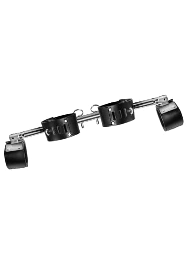 Adjustable Swiveling Spreader Bar with Leather Cuffs