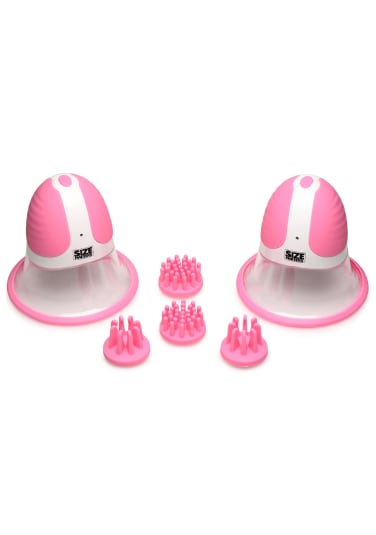 10x Rotating Silicone Nipple Suckers with 4 Attachments