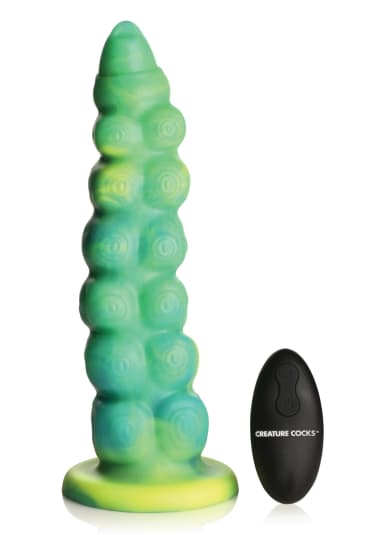 Creature Cocks - Squirmer Thrusting and Vibrating Silicone Dildo