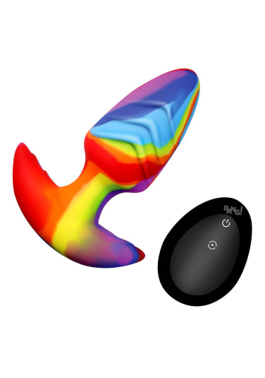Bang! Rotating and Vibrating Silicone Butt Plug