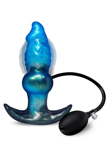 Creature Cocks - Blizzard Inflatable Silicone Anal Plug