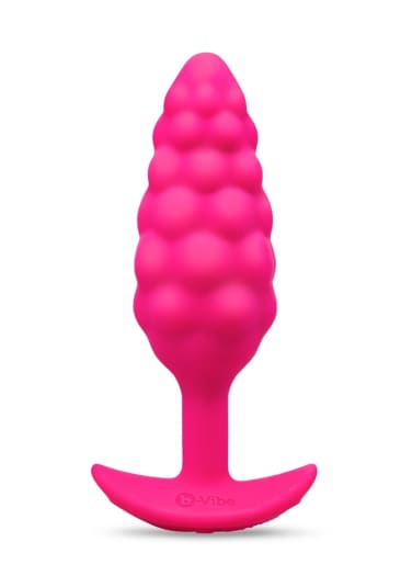 b-Vibe Bump Texture Vibrating Silicone Plug