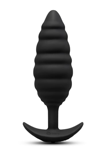 b-Vibe Twist Texture Vibrating Silicone Plug