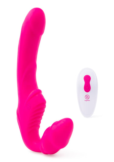 Strapless Together Remote Controlled Vibrator
